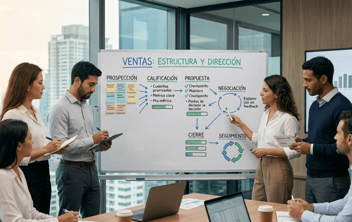 motivación equipo comercial estructura y dirección